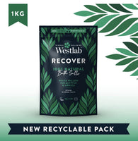 New sealed Westlab’s Recover Epsom Salts with White Willow & Eucalyptus 1kg! Retails $3O+