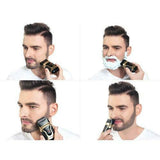Kleen Kut Wet or Dry Shaver Set - 3 in 1 Black & Gold Set! Includes Nose/Ear Trimmer & Face Trimmer! Packaging damaged, contents are perfect!