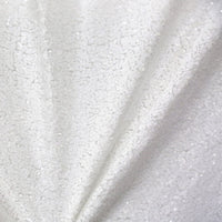 New Sequin Backdrop 4ft x 8ft WHITE Fabric Backdrop, Great for Many Uses! Also Great as Tapestry on Wall!
