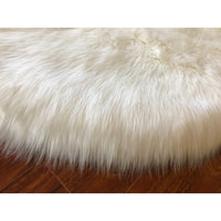 New Wayfair Item! Union Rustic Whitner Luxurious Off White Area Rug, 4 Ft Round! Retails $240+