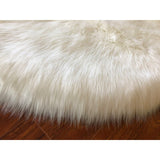 New Wayfair Item! Union Rustic Whitner Luxurious Off White Area Rug, 4 Ft Round! Retails $240+