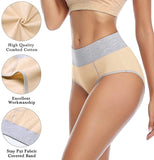 New in package! wirarpa Women's Underwear Cotton Stretch Briefs High Waist Ladies Colourful Panties 4 Pack (Plus Size) 2X!