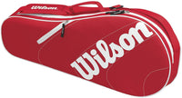 New with tags! Wilson Advantage Team Triple Bag - Red/White! Carry your best racquets in style with the Advantage 3 pack bag