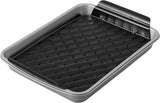 Wilton Recipe Right Non-Stick Large Broiler Pan Set, Ideal for Chicken Fajitas, Pork Chops and Rice, Halibut or Marinated Lamb Chops, 14 x 11-Inch