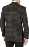Haggar Mens Windowpane Plaid Tailored Fit Sport Coat Business Casual Blazer, Sz 40R! Fits like Men's Medium! Retails $135+