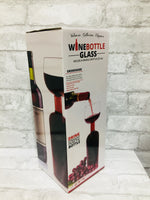 The Wine Bottle Glass When you swear you’ll only have one glass tonight! Makes a Great Gift! Fits an entire bottle!