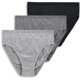 New Wingslove 3 Pack Women's Plus Size Comfort Soft Cotton Underwear High-Cut Brief Panty Sz 3X!