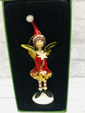 Brand new Santa's wish angel collectible ornament in Keepsake box with verse inside! Angel is 7" Tall!