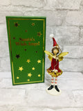 Brand new Santa's wish angel collectible ornament in Keepsake box with verse inside! Angel is 7" Tall!