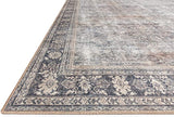 New Loloi II WYN-07 Wynter Area Rug Runner, 2'-0" x 5'-0", Grey/Charcoal, Great Quality, ultra soft to the touch! Made in Egypt!