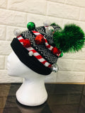 New Nordstrom Adults Ugly Sweater Pompom Beanie by DAVID AND YOUNG