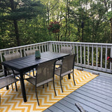 Momeni Rugs Baja Collection Contemporary Indoor Outdoor Area Rug, 5'3"x7'6", Yellow, Made In Egypt! Retails $220 W/Tax!