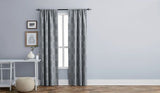 New Eclipse Zana Trellis Blackout Curtain Panels, set of 2, Grey! 40" X 84" Each!