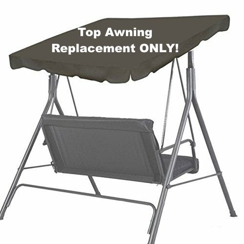 New Wayfair Zeppelin Patio Gazebo Porch Swing Replacement Awning Canopy in Taupe! SWING NOT INCLUDED! Retails $75+