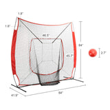 New 7' x 7' Baseball & Softball Practice Knotless Net For Practicing Indoors And Outdoors, Retails $119+