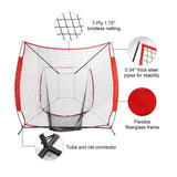 New 7' x 7' Baseball & Softball Practice Knotless Net For Practicing Indoors And Outdoors, Retails $119+