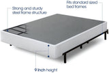 Zinus 9 Inch High Profile Smart Box Spring / Mattress Foundation / Strong Steel structure / Easy assembly required, Twin! Retails $136 W/tax!