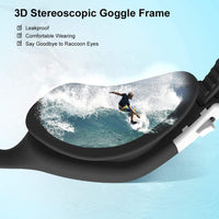 Brand new Swimming Goggles, ZIONOR G1 Polarized Swim Goggles with Mirror/Smoke Lens UV Protection Watertight Anti-Fog Adjustable Strap Comfort fit for Unisex Adult Men and Women, Teenagers