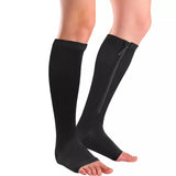 New COOLING ZIPPER COMPRESSION SLEEVES Size Small/Medium New 1PAIR! Fits Women 5-8, Men 7-9
