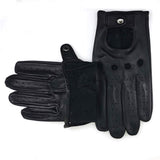 New in package! ZLUXURQ Mens Smart Soft And Thin Excellent Quality Italian Lambskin Touch Screen Black Leather Driving Gloves For Men, Sz XL!