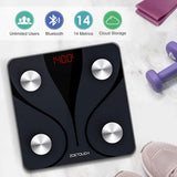 New in box! ZOETOUCH Bluetooth Body Fat Scale with iOS and Android App, Smart Digital Bathroom Weight Scale, Body Composition Monitor - Black! Retails $95+